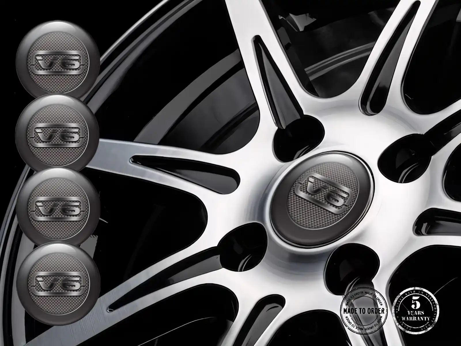 Calcomanías de Aro Autos Emblemas de Rueda Elegante